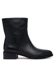 LAUREN RALPH LAUREN Botki Kyle Bte Hl 802P15708001 Czarny. Czarne botki damskie Lauren Ralph Lauren, bez wzorów, ze skóry, bez obcasa, na płaskiej podeszwie, bez zapięcia. Za 1,199.00 zł.