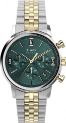 Zegarek męski Timex TW2W60000 srebrny. Szare zegarki męskie Timex, bez wzorów, srebrne. Za 1,662.68 zł.