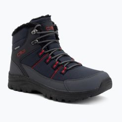 Buty trekkingowe męskie CMP Auryl Mid Wp. Niebieskie trekkingi męskie CMP, bez zapięcia. Za 239.99 zł.
