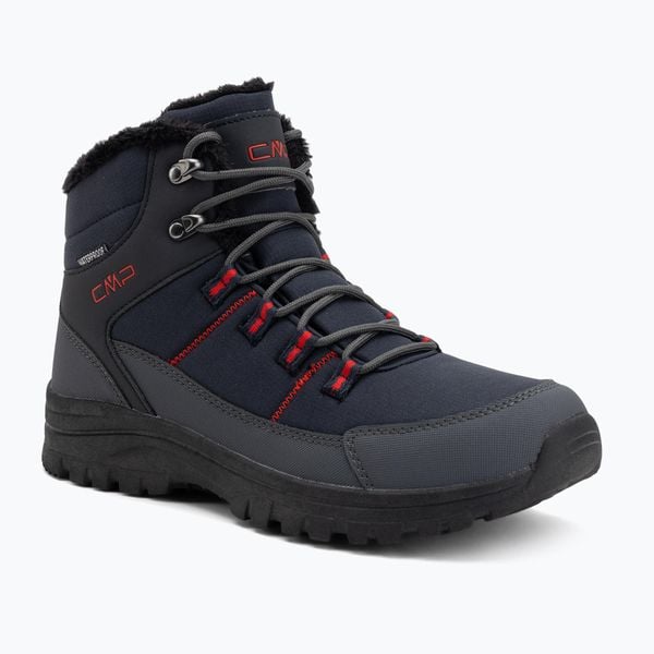 Buty trekkingowe męskie CMP Auryl Mid Wp. Niebieskie buty zimowe męskie CMP, bez zapięcia. Za 239.99 zł.