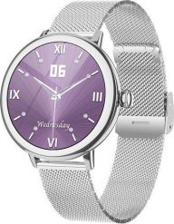 Smartwatch Hagen HC81.111.1111 Srebrny. Szare zegarki smartwatch Hagen, bez wzorów. Za 499.00 zł.