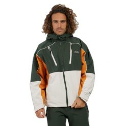 Kurtka narciarska Protest Elgin. Zielone kurtki sportowe męskie Protest, na zimę, m, bez wzorów, bez kaptura, narciarskie. Za 812.00 zł.