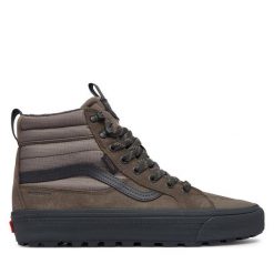 Tenisówki Vans. Brązowe trampki męskie Vans, bez wzorów, bez zapięcia, Vans SK8. Za 619.99 zł.