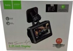 Wideorejestrator Hoco HOCO kamera samochodowa z wyświetlaczem 2,45" 1080P/30fps DV2 czarna. Wideorejestratory Hoco. Za 131.00 zł.