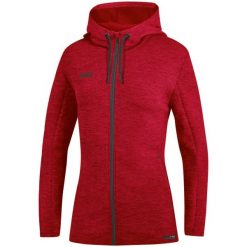 Kurtka Jako femme à capuche Premium Basics. Niebieskie kurtki sportowe damskie Jako, s, bez wzorów, z elastanu, bez ramiączek, z kapturem, na fitness i siłownię. Za 312.80 zł.