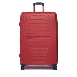 Walizka duża Beverly Hills Polo Club. Czerwone walizki damskie Beverly Hills Polo Club, bez wzorów, duże. Za 399.99 zł.