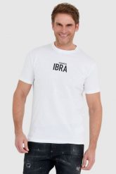 DSQUARED2 Biały t-shirt męski ibra. Białe t-shirty męskie Dsquared2, l, bez wzorów, bez kołnierzyka, bez ramiączek. W wyprzedaży za 699.99 zł.
