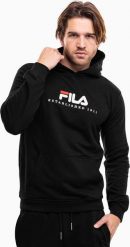 Fila Bluza męska Fila Brunssum czarna FAU0145 80010 M. Czarne bluzy męskie Fila, m, bez wzorów, bez ramiączek, bez kaptura. Za 211.88 zł.