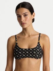 Guess Góra od bikini E6GJ09 MC04R Czarny. Czarne bikini Guess, s, z aplikacjami, z syntetyku. Za 329.99 zł.