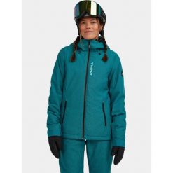 Kurtka Narciarska Damska O'Neill FWC'Cruz Melange. Niebieskie kurtki sportowe damskie O'Neill, na zimę, bez wzorów, z materiału, bez ramiączek, bez kaptura, narciarskie. Za 949.00 zł.