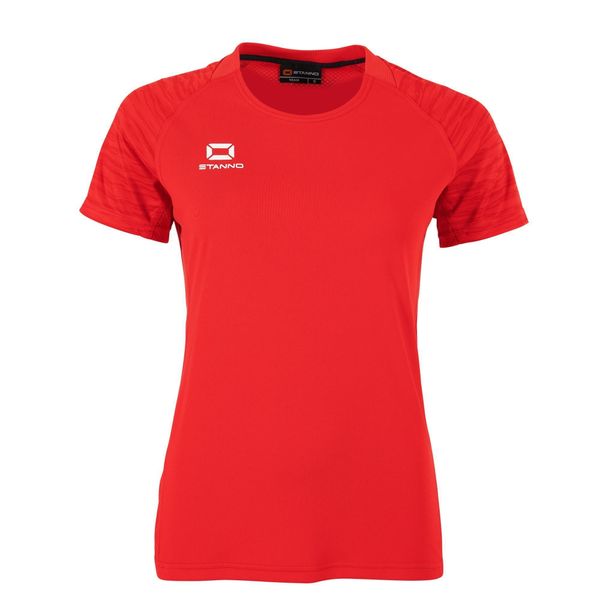 Damski jersey Stanno Bolt. Czerwone koszulki sportowe damskie STANNO, bez wzorów, z jersey, bez ramiączek, na fitness i siłownię. Za 180.00 zł.