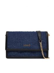 Liu Jo Torebka S Crossbody AF5158 D0001 Granatowy. Niebieskie listonoszki damskie Liu Jo, bez wzorów, z materiału, bez dodatków. Za 669.99 zł.