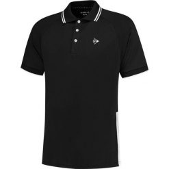 Koszulka sportowa męska Dunlop Club Polo Shirt. Czarne koszulki sportowe męskie Dunlop, m, bez wzorów, bez ramiączek, tenisowe. Za 159.99 zł.