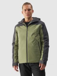 4F Kurtka narciarska membrana 5000 męska - oliwkowa/khaki XXL. Brązowe kurtki sportowe męskie 4F, na zimę, m, bez wzorów, z poliesteru, z kapturem, narciarskie. W wyprzedaży za 249.99 zł.