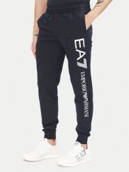 EA7 Emporio Armani Spodnie dresowe 7M000571 AF13512 MB149 Granatowy Regular Fit. Niebieskie spodnie sportowe męskie EA7 Emporio Armani, l, bez wzorów, z bawełny. Za 309.99 zł.