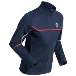 Damska kurtka narciarska Daehlie Sportswear Pace. Niebieskie kurtki sportowe damskie DAEHLIE, l, bez wzorów, z elastanu, bez ramiączek, bez kaptura, na fitness i siłownię. Za 800.50 zł.