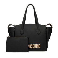 Torebka LOVE MOSCHINO. Czarne shopperki damskie Love Moschino, bez wzorów, bez dodatków. Za 988.99 zł.