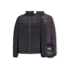 Kurtka puchowa Mac In A Sac. Czarne kurtki męskie Mac In A Sac, l, bez wzorów, z materiału, klasyczne, bez kaptura. Za 476.00 zł.