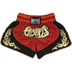 Spodenki do boksu tajskiego Metal Boxe Lumpunee. Czerwone szorty damskie METAL BOXE, bez wzorów, sportowe. Za 191.50 zł.