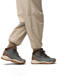 Columbia Trekkingi Newton Ridge Mid WP 1424692 Zielony. Zielone obuwie trekkingowe damskie Columbia, ze skóry, bez zapięcia. Za 529.99 zł.