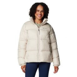 Kurtka sportowa damska Puffect II Full Zip Jacket. Brązowe kurtki sportowe damskie Columbia, xl, bez wzorów, z poliesteru, bez ramiączek, bez kaptura, trekkingowe. Za 449.99 zł.