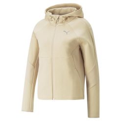 Bluza Sportowa Damska Puma Evostripe Fz. Czarne bluzy damskie Puma, na zimę, m, bez wzorów, sportowe, bez ramiączek, bez kaptura. Za 222.99 zł.