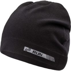 Czapka treningowa męska IQ Devin. Czarne czapki męskie IQ, bez wzorów. Za 64.36 zł.