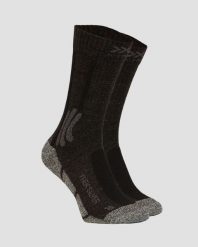 Skarpety X-SOCKS TREK SILVER 4.0. Czarne skarpety męskie X-Socks, bez wzorów, z wełny. Za 80.00 zł.