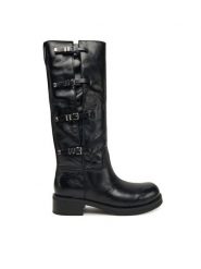 MICHAEL Michael Kors Kozaki Darrington 40F5DTFB6L Czarny. Czarne kozaki damskie MICHAEL Michael Kors, bez wzorów, ze skóry, bez obcasa, na płaskiej podeszwie, bez zapięcia. Za 1,579.00 zł.