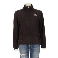 Second life - Kurtka polarowa TNF Osito dla kobiet - Stan bardzo dobry. Czarne kurtki sportowe damskie The North Face, m, bez wzorów, z materiału, bez ramiączek, bez kaptura, trekkingowe. Za 211.46 zł.