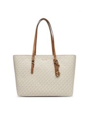 MICHAEL Michael Kors Torebka Quinn 30T5GQNT9B Beżowy. Brązowe shopperki damskie MICHAEL Michael Kors, bez wzorów, ze skóry, bez dodatków. Za 999.99 zł.