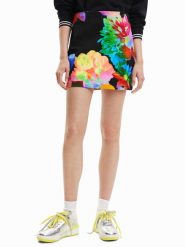 Desigual Spódnica mini 23SWFW09 Kolorowy Slim Fit. Spódnice damskie Desigual, l, bez wzorów, z bawełny, mini. Za 209.99 zł.