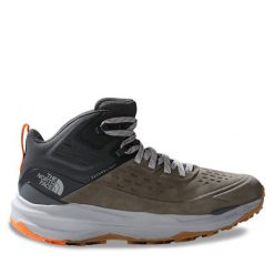 Trekkingi The North Face. Brązowe botki męskie The North Face, bez wzorów, sportowe, bez obcasa, bez zapięcia. Za 489.99 zł.