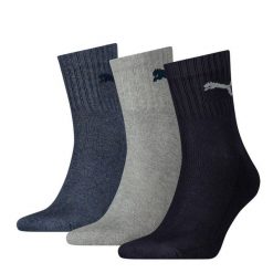 Puma Skarpety Short Crew 3-Pak 90611058. Niebieskie skarpetki damskie Puma, bez wzorów, z bawełny. Za 73.15 zł.