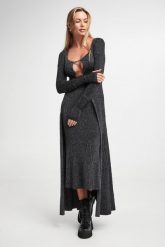 Kardigan damski VERSACE JEANS COUTURE. Kardigany damskie Versace Jeans Couture, xl, bez wzorów, z jeansu, bez kołnierzyka. W wyprzedaży za 1,448.30 zł.
