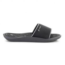 Klapki damskie Rider Flow. Czarne klapki damskie Rider, na lato, bez wzorów, z materiału, sportowe, bez obcasa, bez zapięcia. Za 187.00 zł.