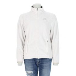 Second life - Kurtka polarowa TNF Osito dla kobiet - Stan bardzo dobry. Białe kurtki sportowe damskie The North Face, m, bez wzorów, z materiału, bez ramiączek, bez kaptura, trekkingowe. Za 212.96 zł.