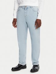 Balmain Jeansy DH1MI043DE59 Niebieski Regular Fit. Niebieskie jeansy męskie Balmain, z bawełny. Za 2,969.00 zł.