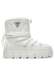 Guess Śniegowce Uniques FLFUNI FAB10 Biały. Białe śniegowce damskie Guess, z materiału, bez zapięcia. Za 759.99 zł.