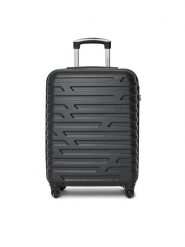 WITTCHEN Walizka kabinowa 56-3A-391-10 Czarny. Czarne walizki męskie Wittchen, bez wzorów, z tworzywa sztucznego. Za 259.99 zł.
