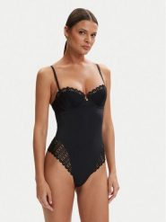 BOSS Body Guipure 50561173 Czarny. Czarne body Boss, bez wzorów, z syntetyku. Za 499.99 zł.