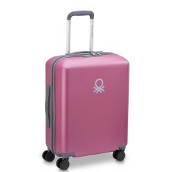 Walizka kabinowa Delsey Benetton UCB Mała, 55 cm. Czerwone walizki damskie DELSEY PARIS, bez wzorów, małe. Za 669.50 zł.
