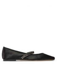 Tory Burch Baleriny 154323 Czarny. Czarne balerinki damskie Tory Burch, bez wzorów, z materiału, bez obcasa, bez zapięcia. Za 2,909.00 zł.