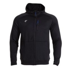 Kurtka turystyczna Joma Mystic. Czarne kurtki męskie Joma, m, bez wzorów, z elastanu, z kapturem, trekkingowe. Za 173.50 zł.