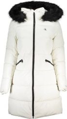 Calvin Klein BIAŁA KURTKA DAMSKA CALVIN KLEIN XS EU. Białe kurtki sportowe damskie Calvin Klein, xs, bez wzorów, bez ramiączek, bez kaptura. Za 952.64 zł.