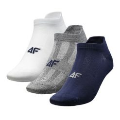 Skarpetki Do Kostek Męskie H4L21 3pak. Białe skarpety męskie 4F, bez wzorów. Za 53.99 zł.