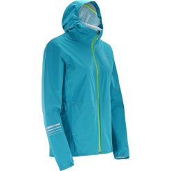 Kurtka trekkingowa damska Salomon Lightning WP. Niebieskie kurtki sportowe damskie Salomon, xs, bez wzorów, z softshellu, bez ramiączek, bez kaptura, trekkingowe. Za 291.00 zł.