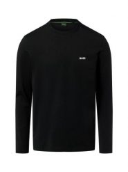 BOSS Green koszula z długim rękawem Mężczyźni Bawełna czarny, S. Czarne koszule męskie BOSS Green, m, bez wzorów, z bawełny, bez kołnierzyka, bez ramiączek. Za 319.95 zł.