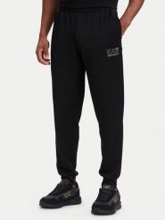 EA7 Emporio Armani Spodnie dresowe 7M002248 AF26242 UC001 Czarny Regular Fit. Czarne spodnie sportowe męskie EA7 Emporio Armani, m, bez wzorów, z dresówki. Za 529.99 zł.