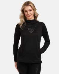 Damska bluza treningowa Kilpi AILEEN-W. Czarne bluzy damskie Kilpi, s, bez wzorów, z materiału, bez ramiączek, bez kaptura. Za 292.95 zł.